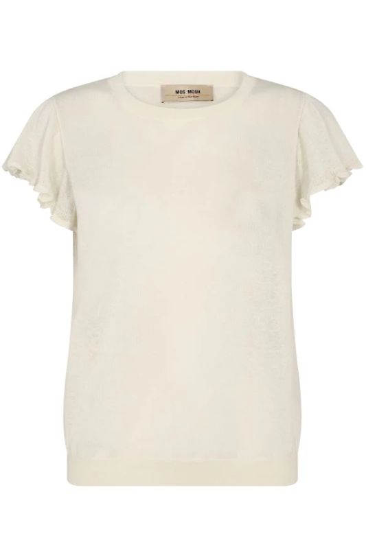 Mos Mosh Gianna Knit Top in Ivory