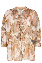 Load image into Gallery viewer, Mos Mosh Jelena Voile Marble Shirt in Burlwood
