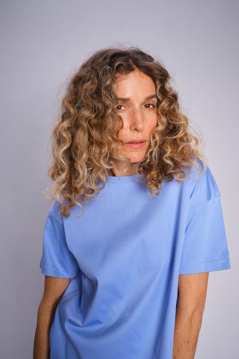 Mos Mosh Aina O-SS Tee | Hydrangea | 146350
