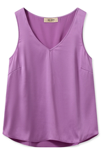 Load image into Gallery viewer, Mos Mosh Astrid V-neck Silk Tank Top | Orchid | 153590
