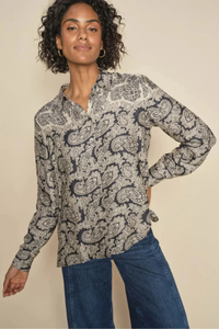 Mos Mosh Eike Invert Shirt | Salute Navy