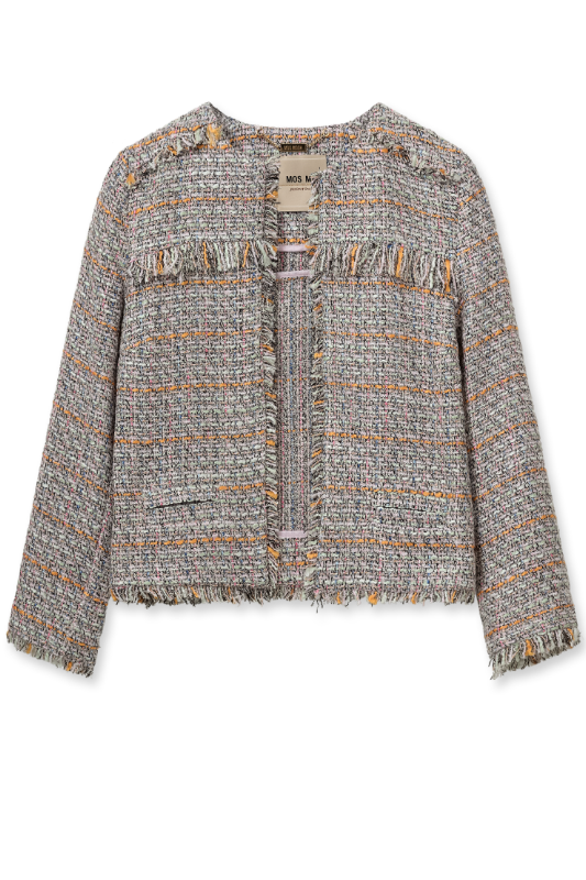 Mos Mosh Ellis Boucle Jacket | Ecru | 160040