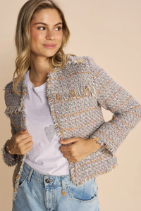 Mos Mosh Ellis Boucle Jacket | Ecru | 160040