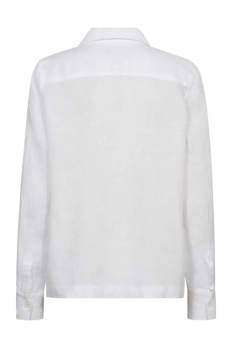 Mos Mosh Enna Linen Pocket Blouse in White 