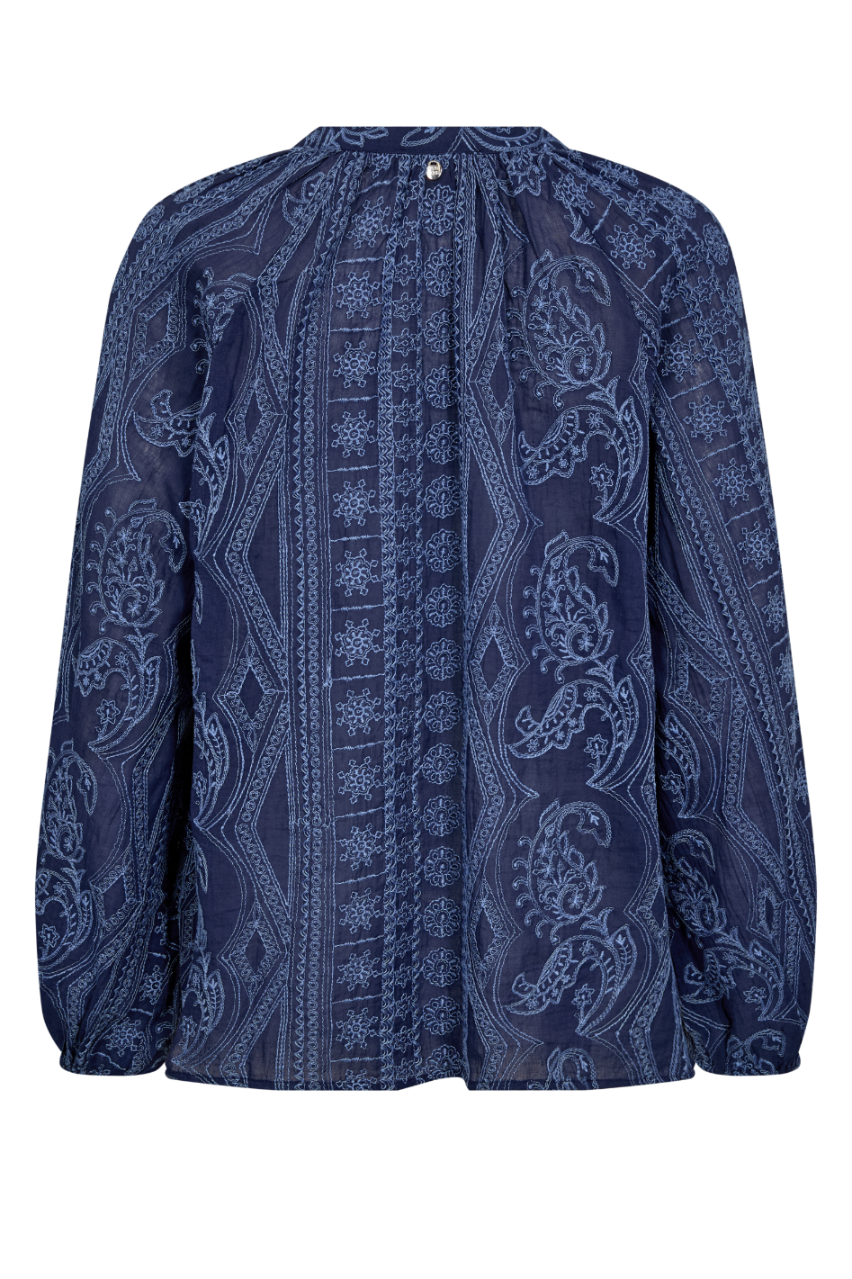 Mos Mosh Gata Allo Blouse in Crown Blue