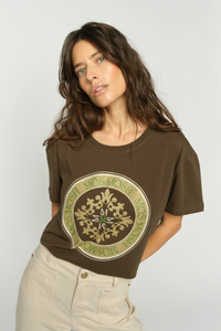 Mos Mosh Judd O-SS Tee | Olive Night | 176770MA1