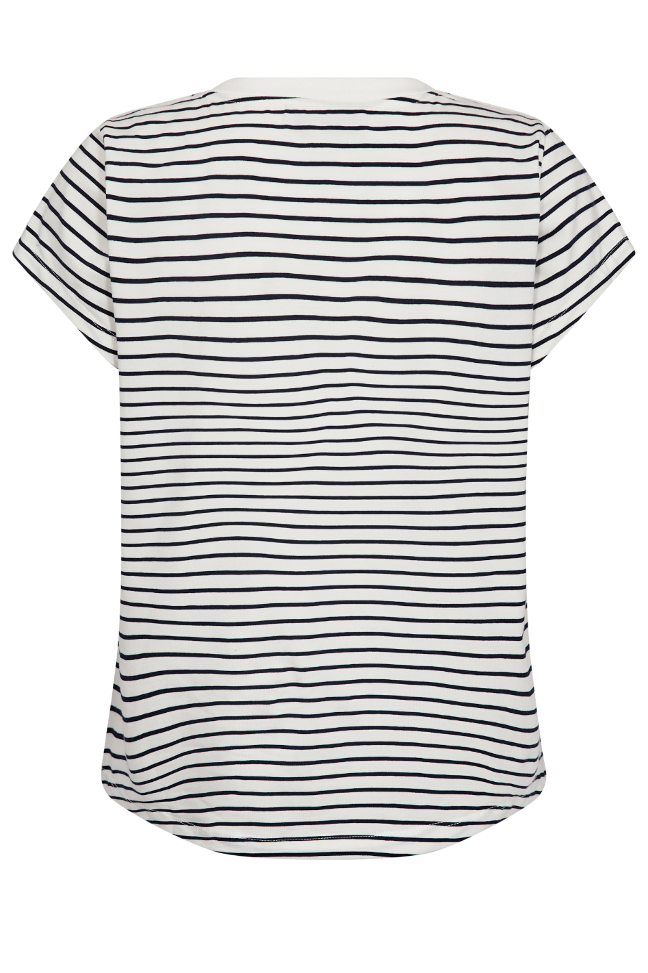 Mos Mosh Kala V-SS Stripe Tee in Salut Navy