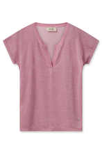 Load image into Gallery viewer, Mos Mosh Kilana Short Sleeve Blouse in Begonia Pink
