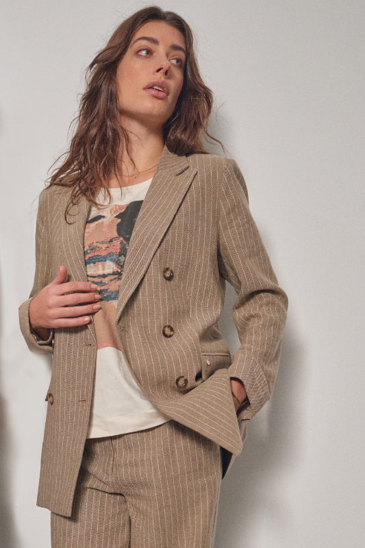 Mos Mosh Malie Enya Blazer | Rain Drum | 164960MX1