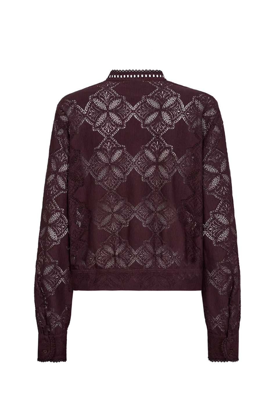 Mos Mosh Monia Yen Lace Shirt in Fudge