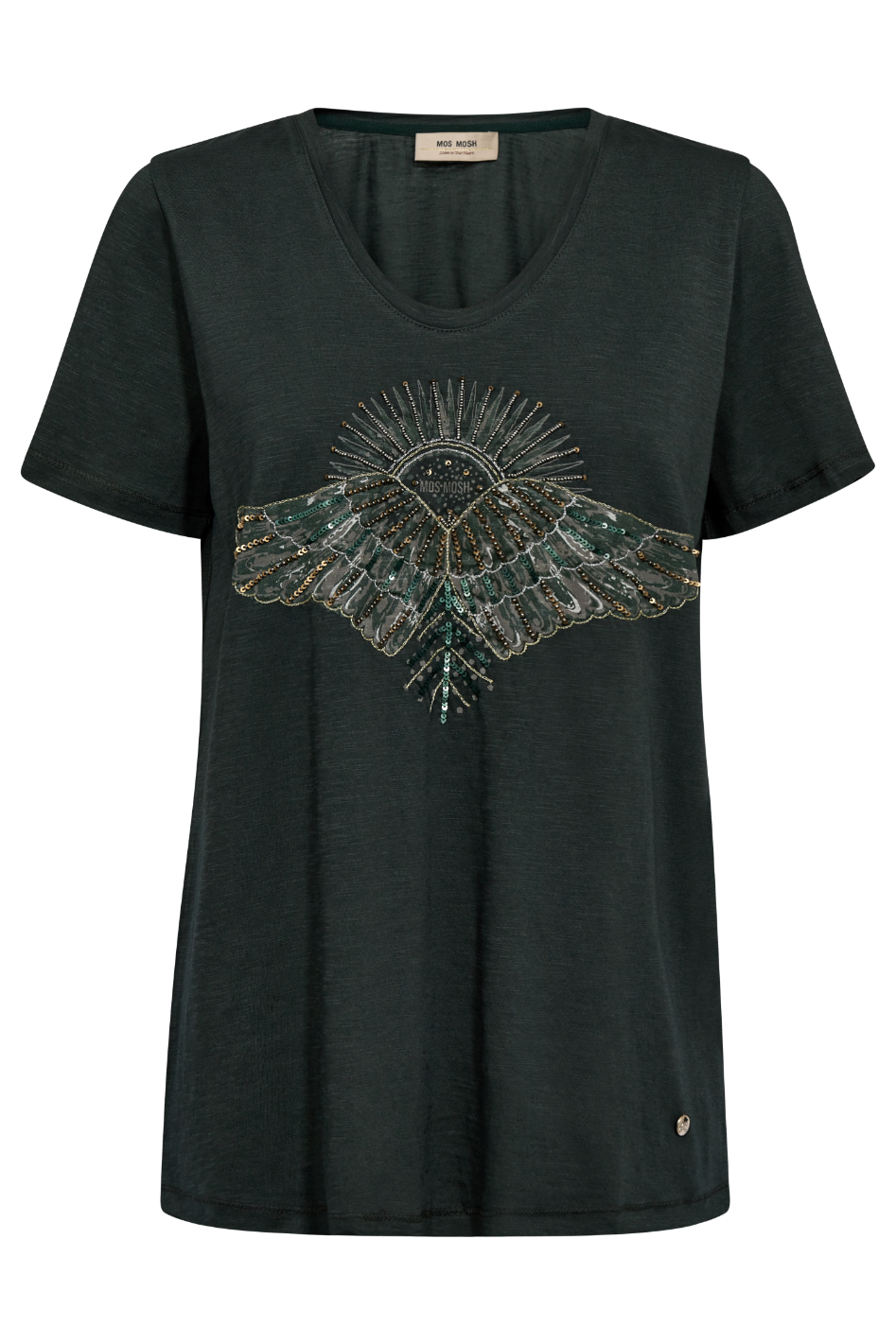 Mos Mosh Nadine O-SS Deco Tee | Urban Chic | 171110MZ1
