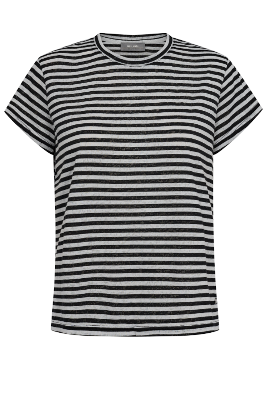 Mos Mosh Nan O-SS Stripe Tee | Micro Chip