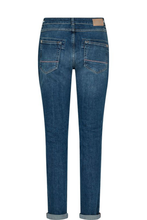 Load image into Gallery viewer, Mos Mosh Naomi Sunny Jeans in Blue Back Image
