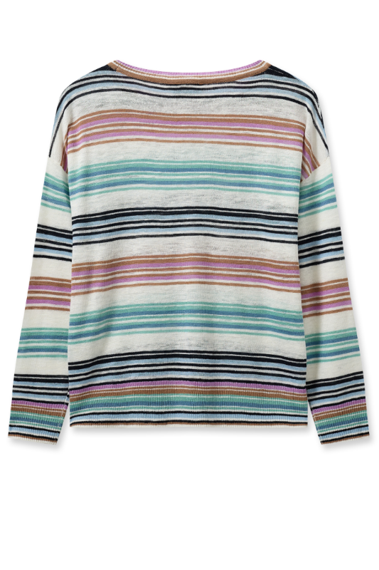 Mos Mosh | Pitch LS Linen Knit | Wasabi | 158940