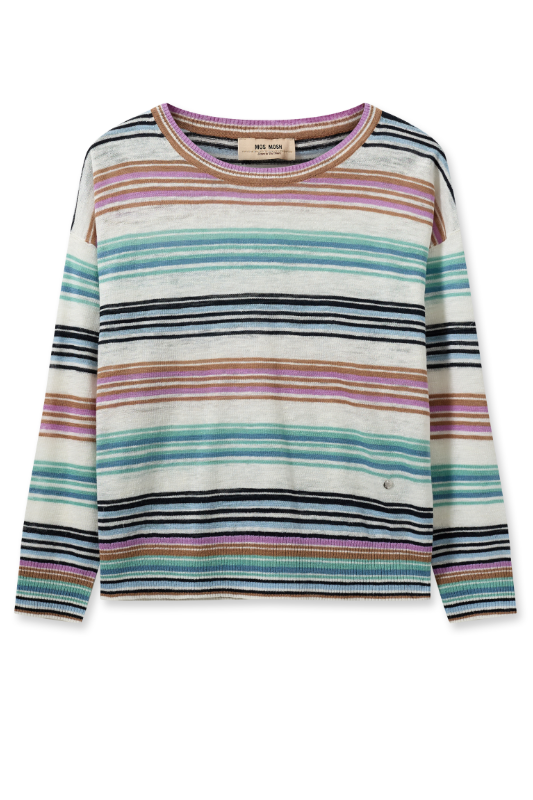 Mos Mosh | Pitch LS Linen Knit | Wasabi | 158940