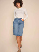 Load image into Gallery viewer, Mos Mosh Selma Modra Skirt in Blue
