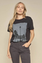 Mos Mosh Solene O-SS Tee | Black | 164510MX1