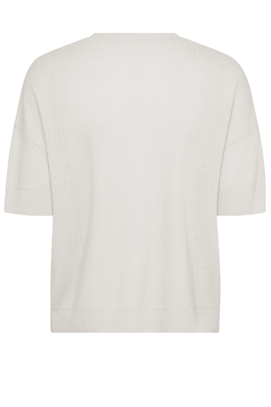 Mos Mosh Swann O-SS Flora Tee | Ecru | 164560MX1