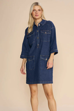 Load image into Gallery viewer, Mos Mosh Vika Denim Dress | Blue | 161690MW1
