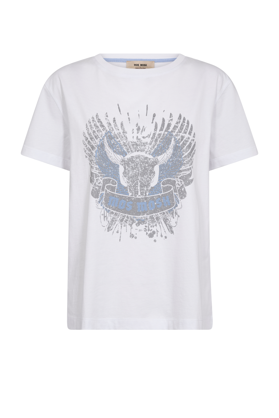 Mos Mosh Washa O-SS Tee in White