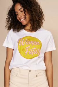 Mos Mosh Demi O-SS Glam Tee | White