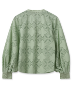 Load image into Gallery viewer, Mos Mosh Yen Blouse in Smoke Green
