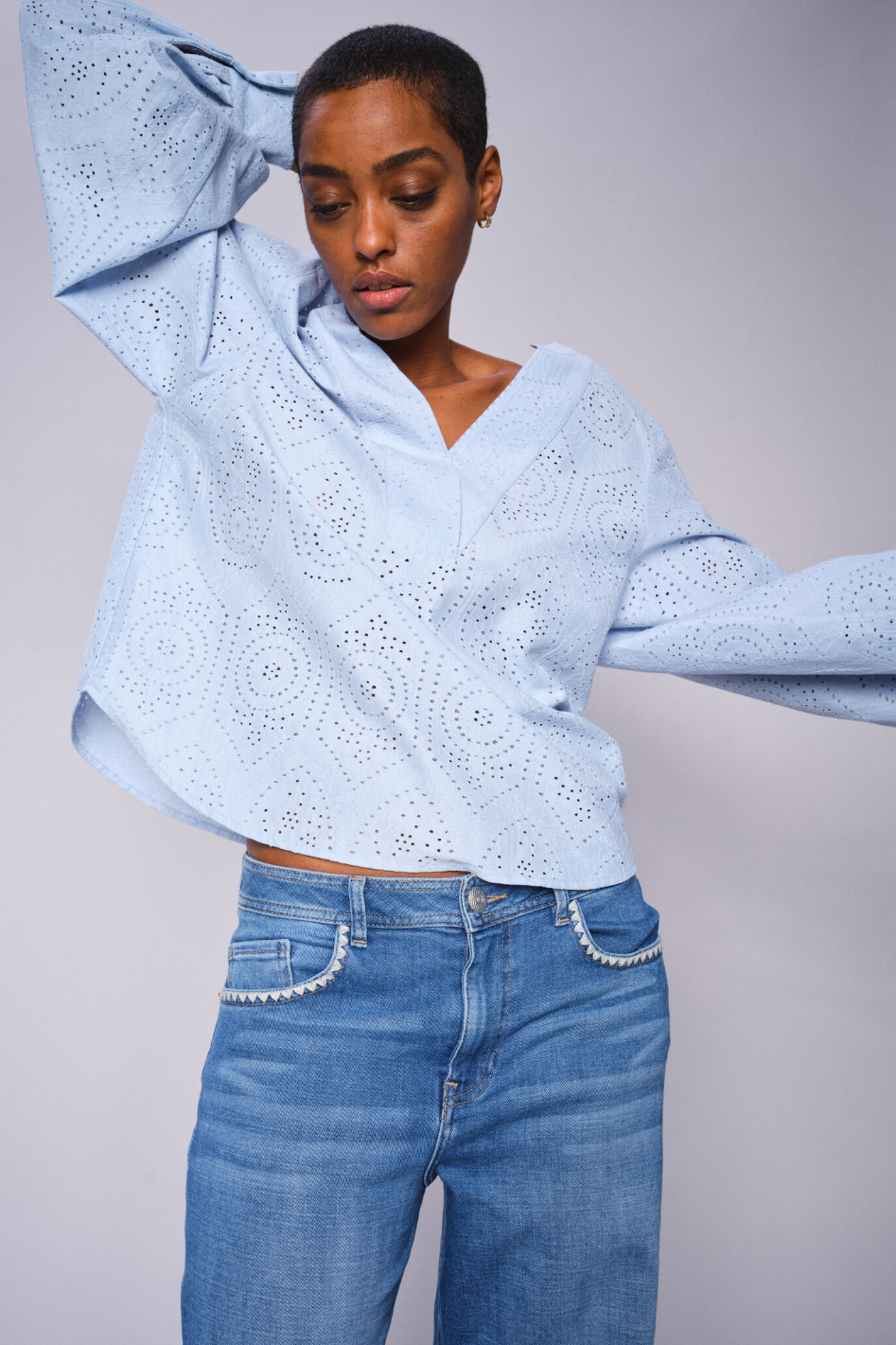 Mos Mosh Yen Sina Lace Blouse | Skyway | 169430