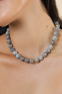 Nature Bijoux Eclipse Labradorite Short Necklace