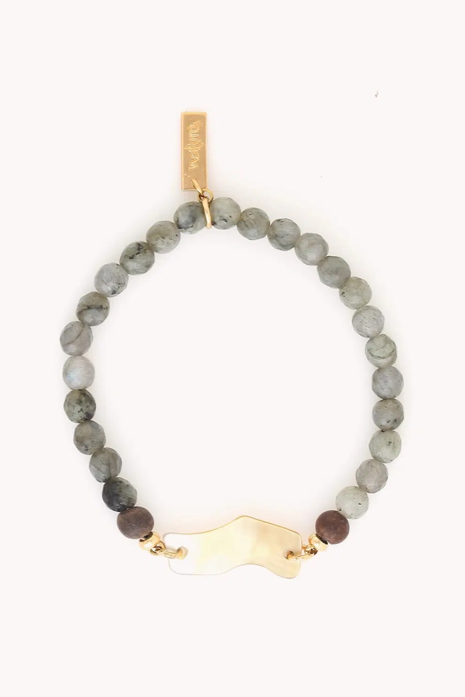 Nature Bijoux Eclipse Labradorite Stretch Bracelet