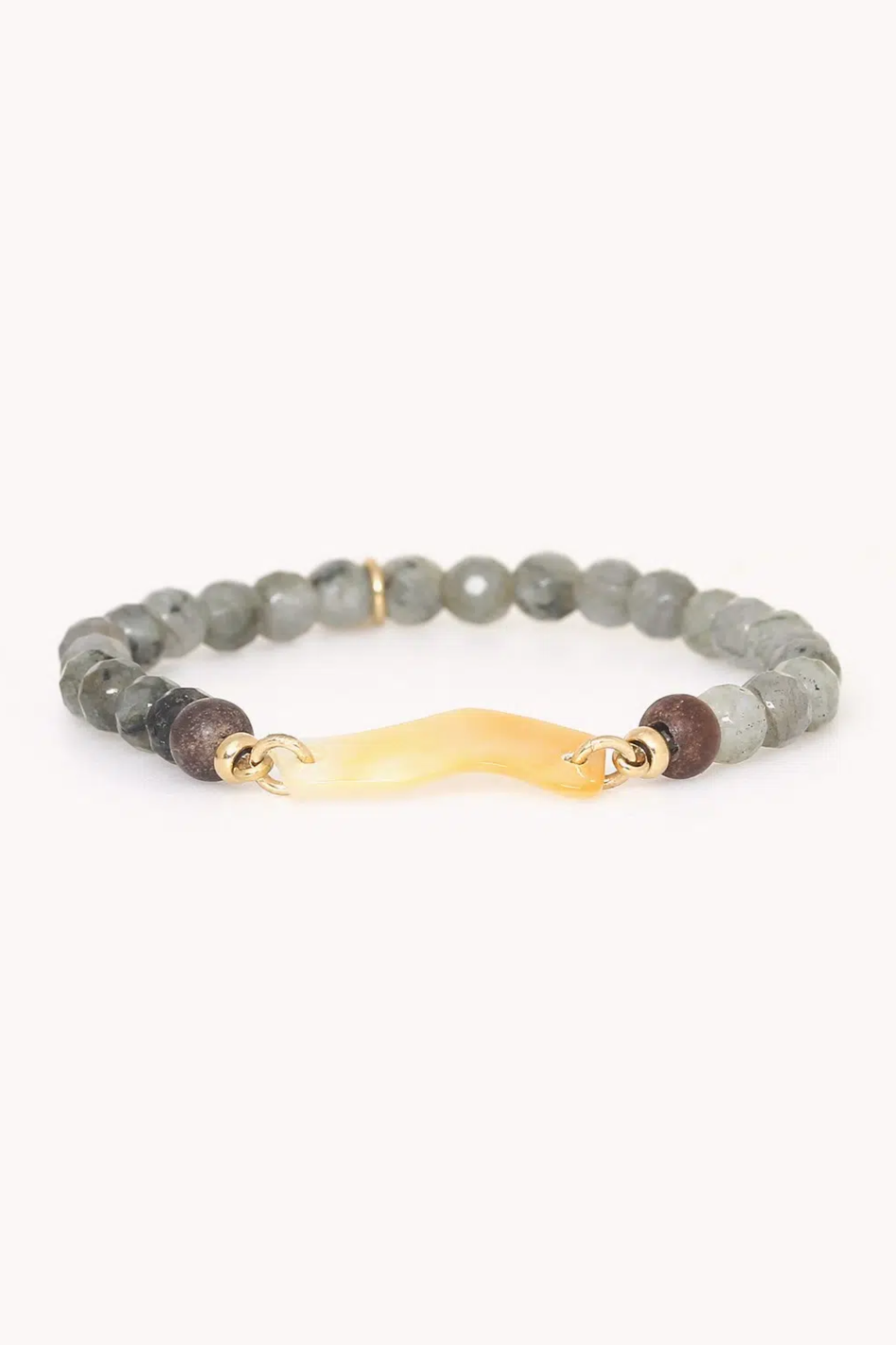 Nature Bijoux Eclipse Labradorite Stretch Bracelet