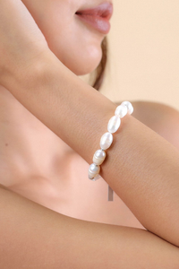 Nature Bijoux Freshwater Pearl Adjustable Bracelet | Helsinki Collection