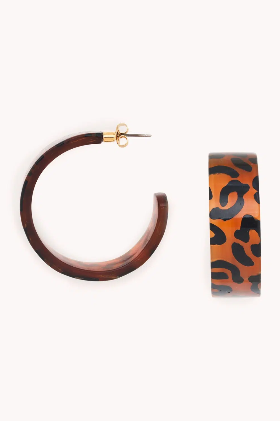 Nature Bijoux Jaguar Small Creoles Earrings