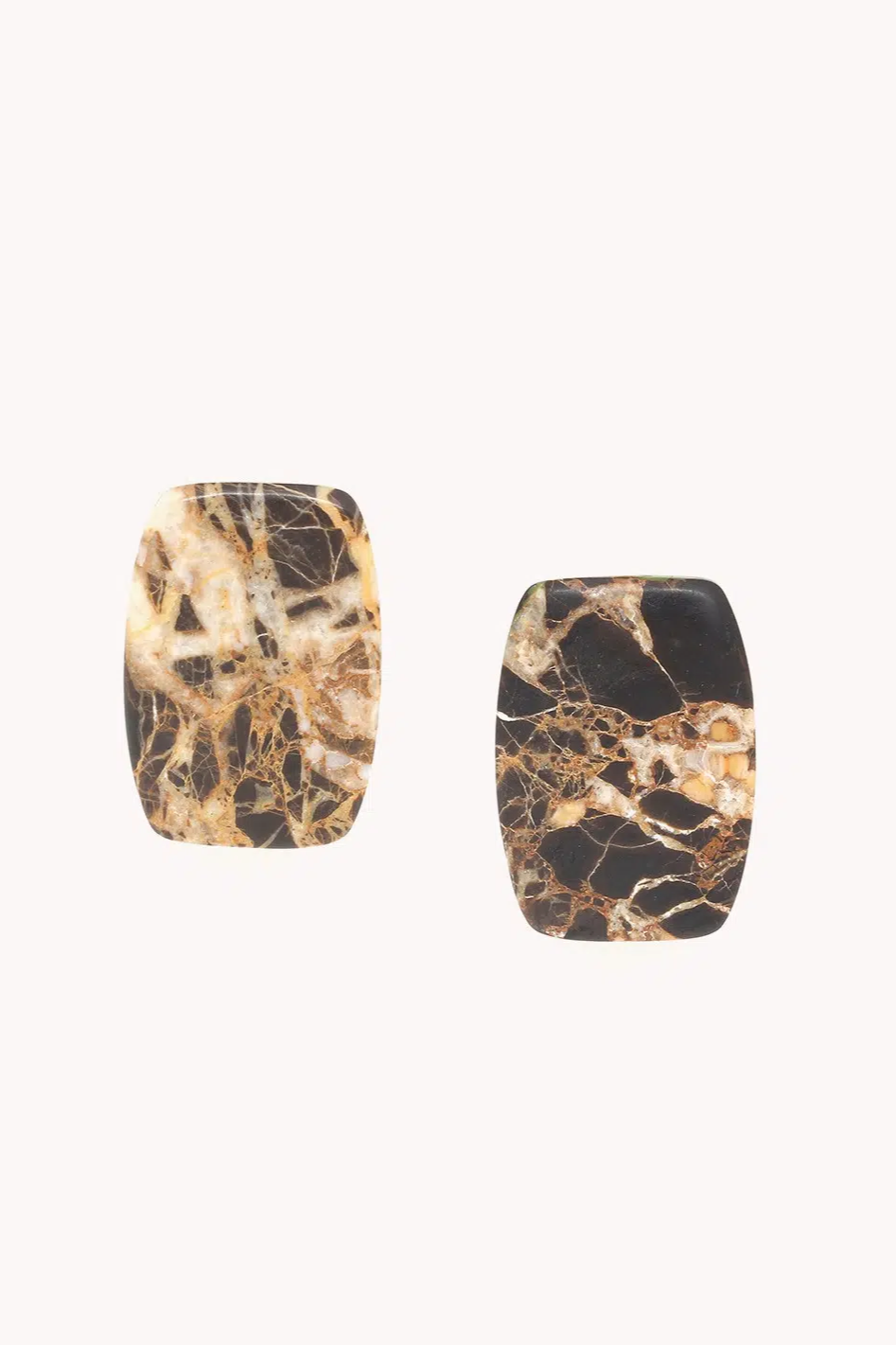 Nature Bijoux Komodo Rectangular Clip Earrings