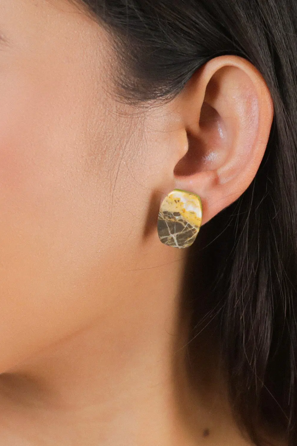 Nature Bijoux Komodo Simple Rectangular Post