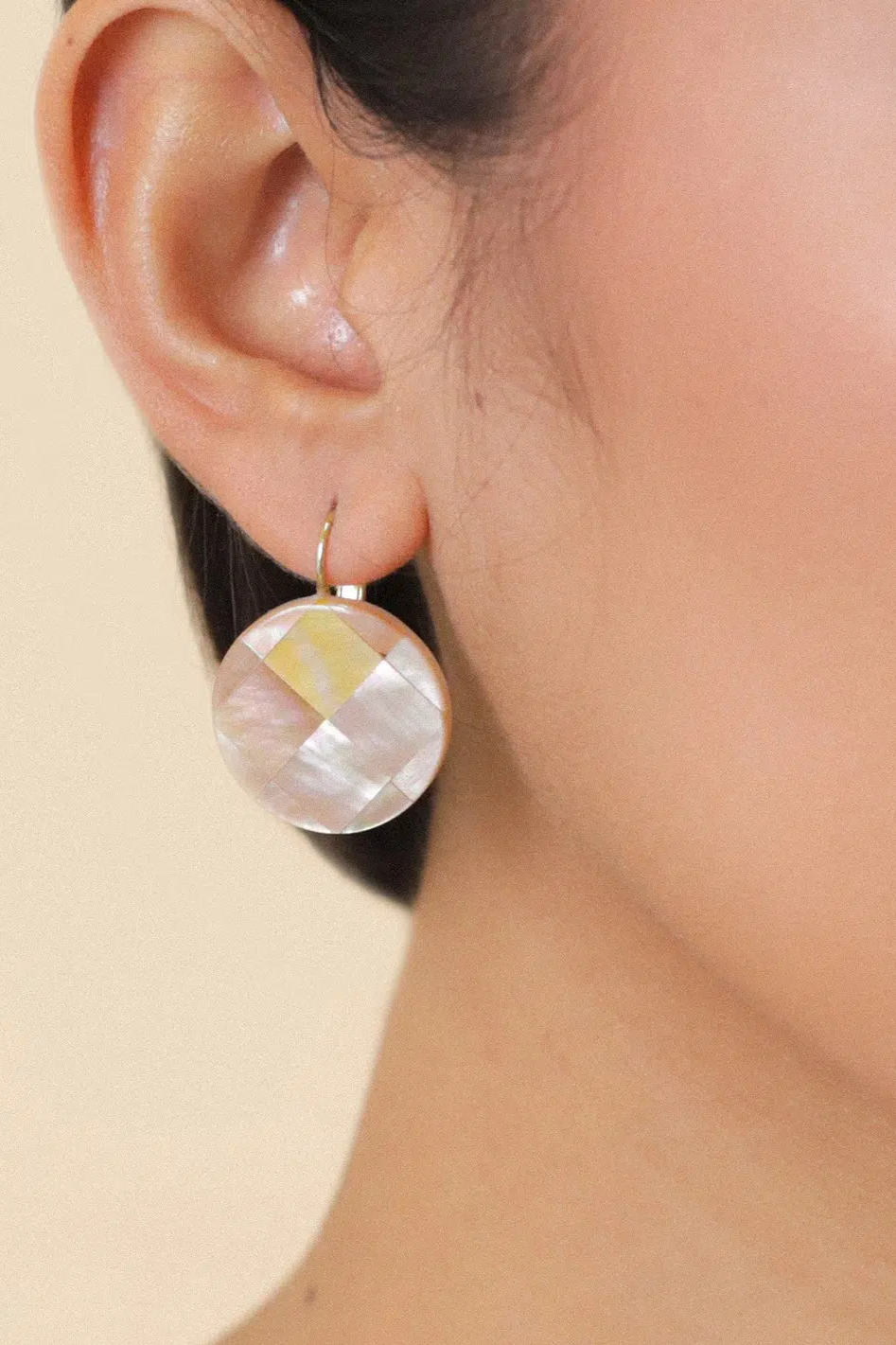 Nature Bijoux San Lazarro Brown Lip Round French