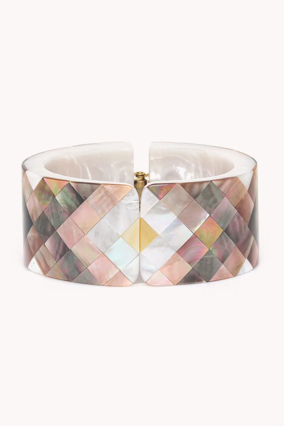 Nature Bijoux San Lazzaro 4 Shell Marquetry Articulated Bracelet
