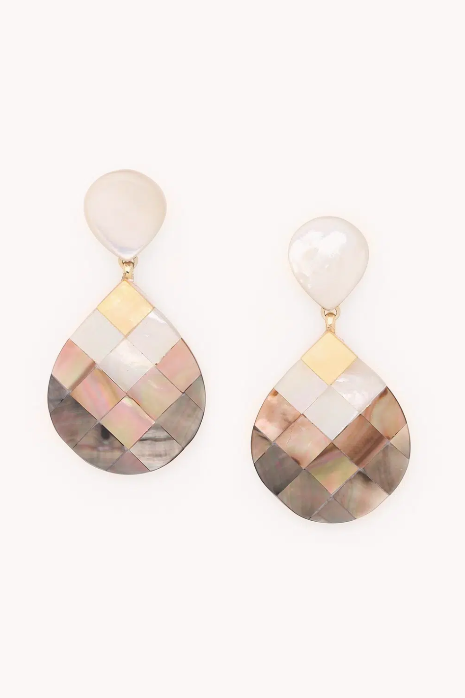 Nature Bijoux San Lazzaro Double Drop Post Earrings