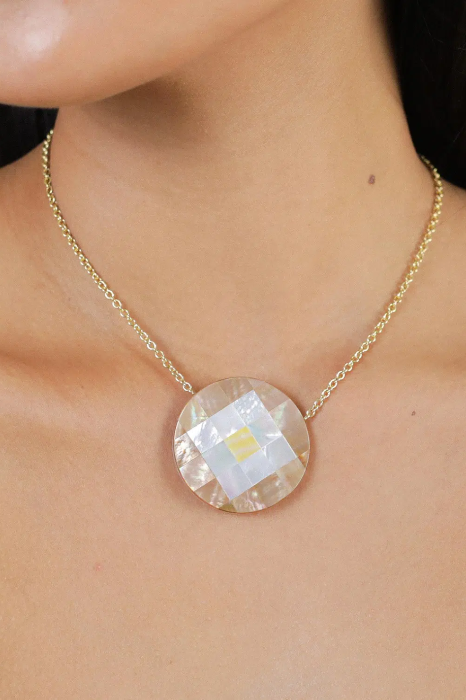 Nature Bijoux San Lazzaro Round Pendant Necklace