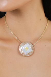 Nature Bijoux San Lazzaro Round Pendant Necklace