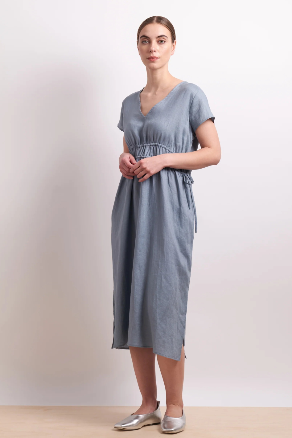 Neris Drawn In Dress in Dove