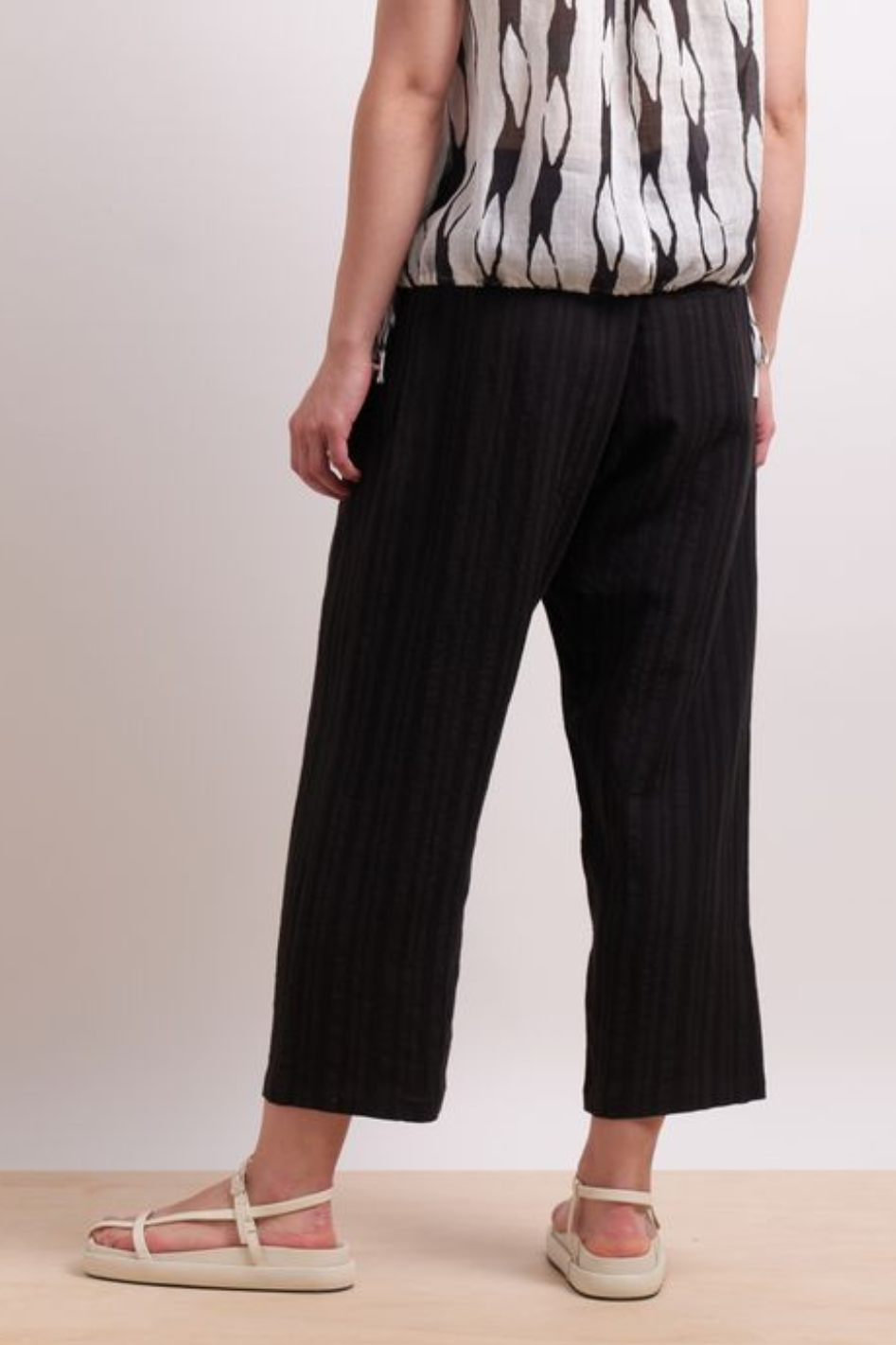 Neris My Space Pant in Onyx Stripe
