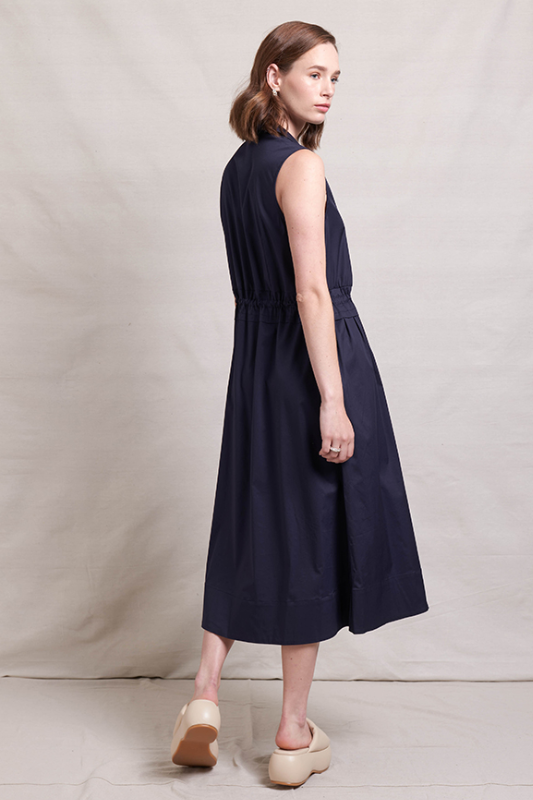Neris Papercraft Shirt Dress | Ink
