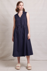 Neris Papercraft Shirt Dress | Ink