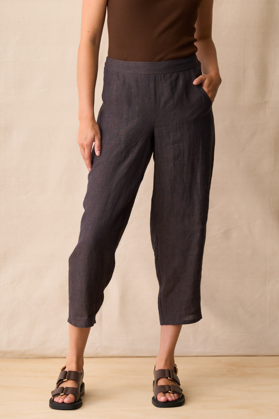 Neris Parker Pant in Hazel