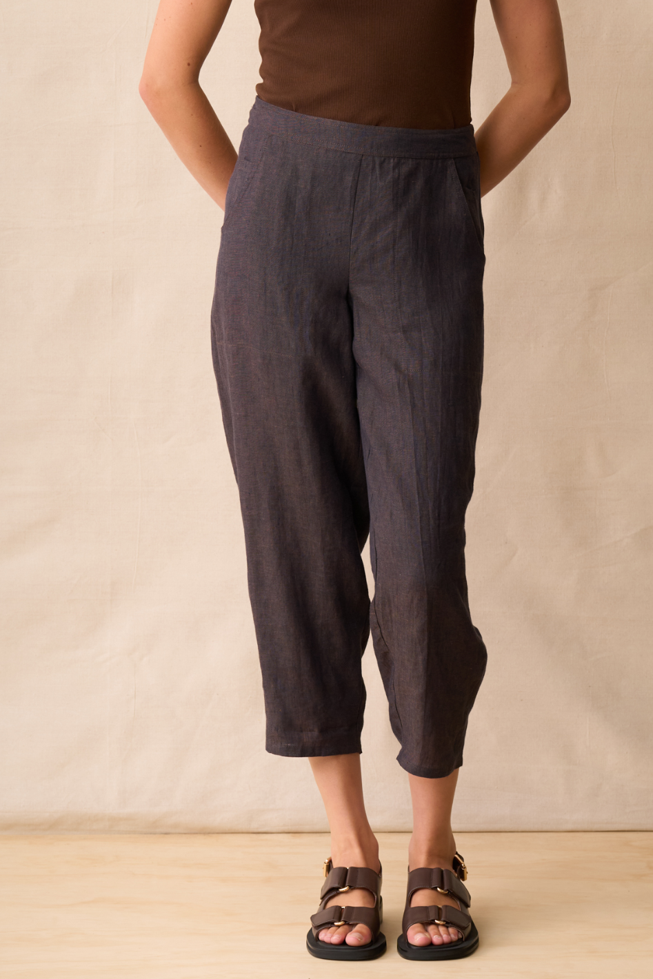 Neris Parker Pant in Hazel