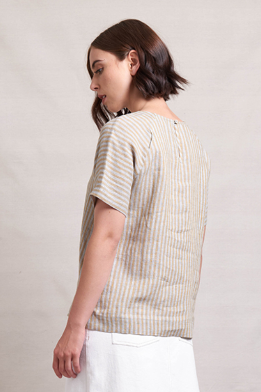 Neris Simplici Tee | Mineral Stripe