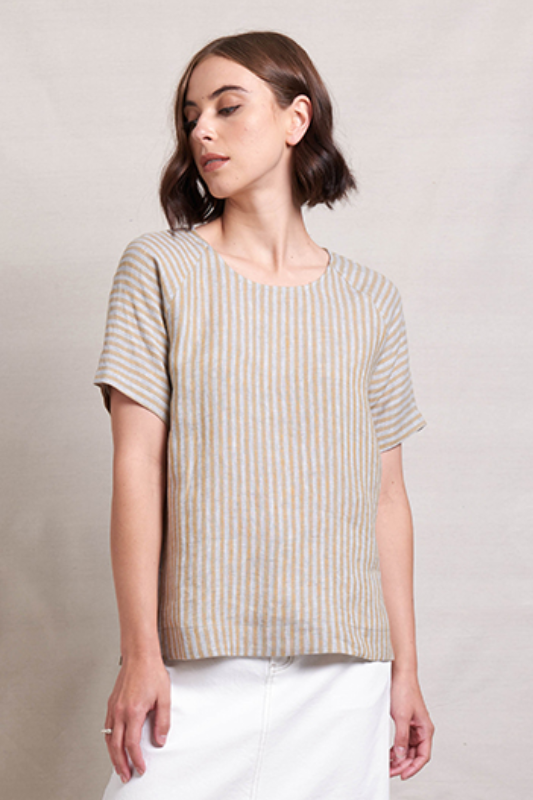 Neris Simplici Tee | Mineral Stripe