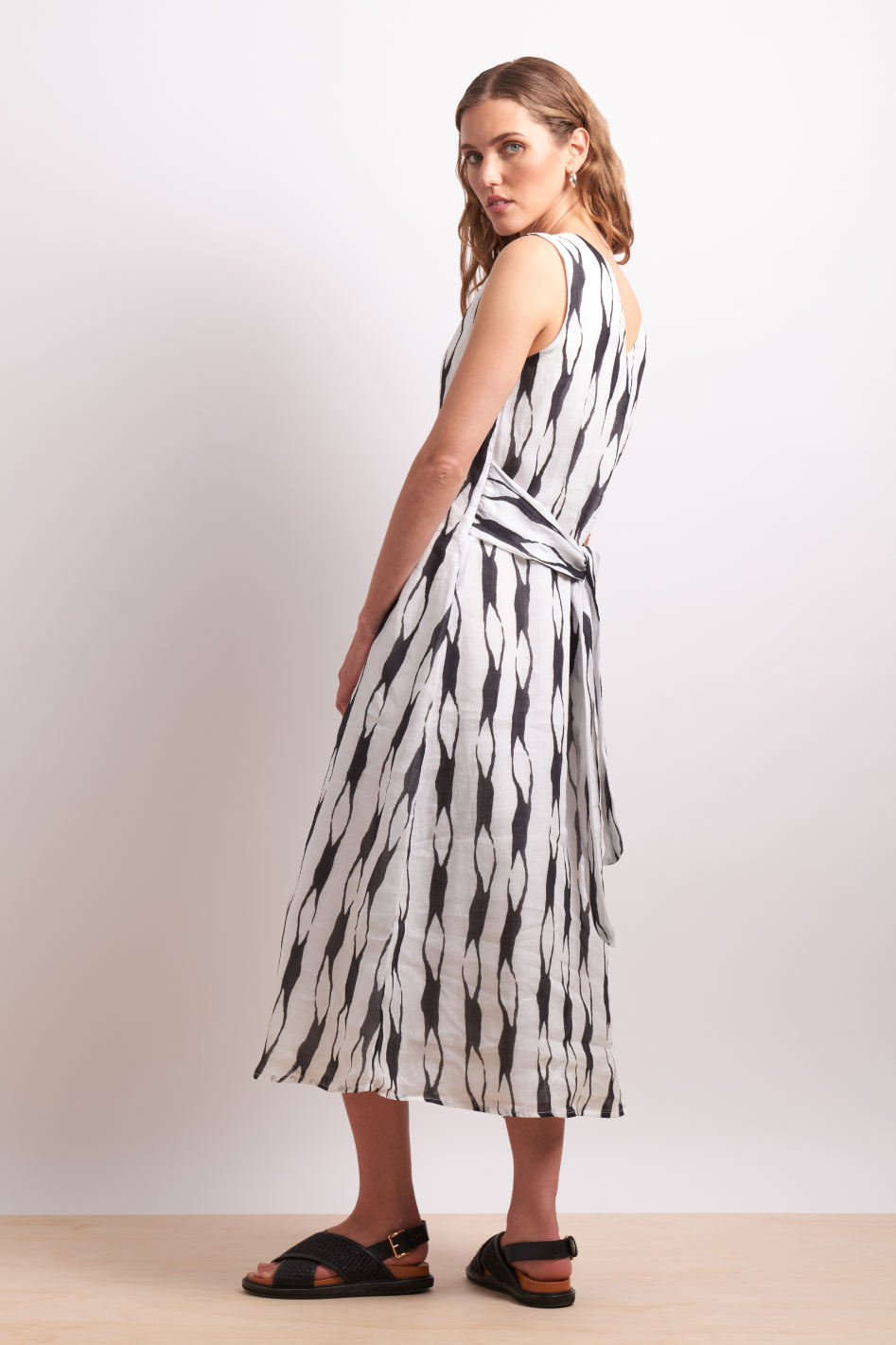 Neris Soft Focus Dress in Liquorice