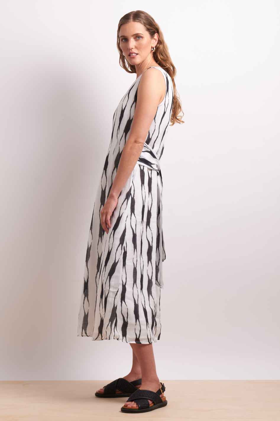 Neris Soft Focus Dress in Liquorice