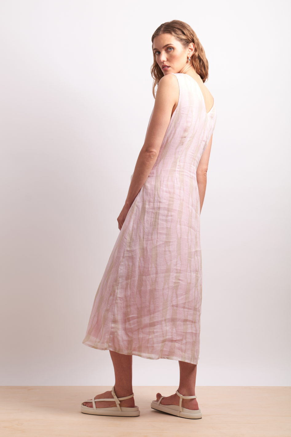 Neris Soft Focus Dress in Sherbet 